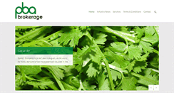Desktop Screenshot of pbabrokerage.com