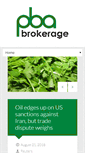 Mobile Screenshot of pbabrokerage.com